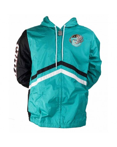 Mitchell & Ness -  Vancouver Grizzlies NBA Full Zip Windbreaker - Mint / Black