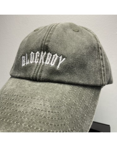 Block Limited - Blockboy Curved Cap - Washed Olive