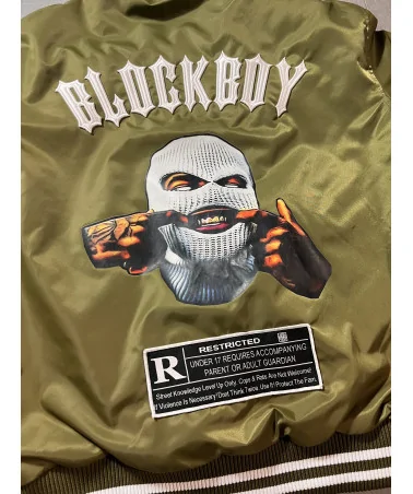 Block Limited - BlockBoy Nylon Jacket - Military Green | blockshops