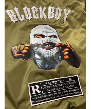 Block Limited - BlockBoy Nylon Jacket - Military Green | blockshops