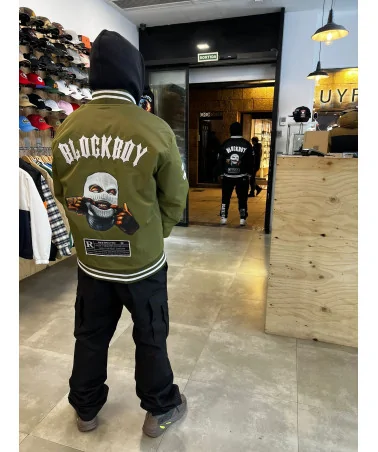 Block Limited - BlockBoy Nylon Jacket - Military Green | blockshops