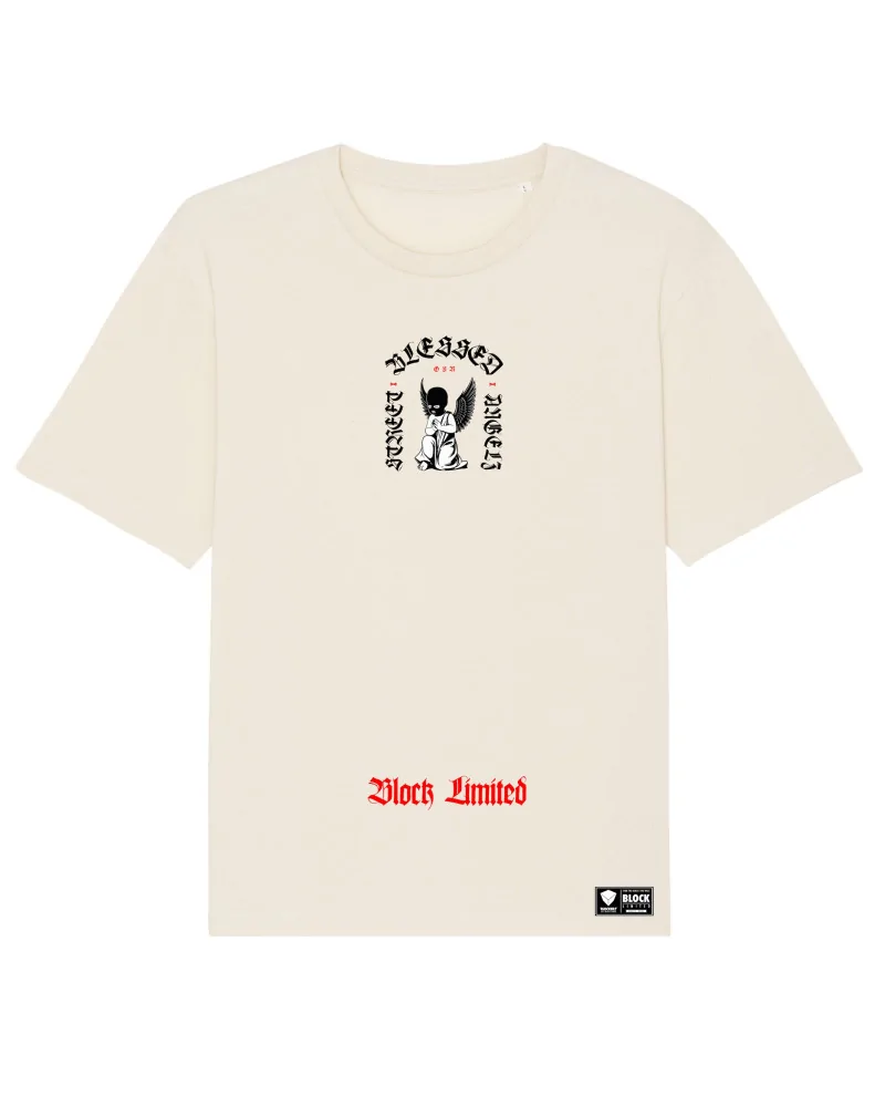 Block Limited - Angelz Tee - Natural Raw | blockshops