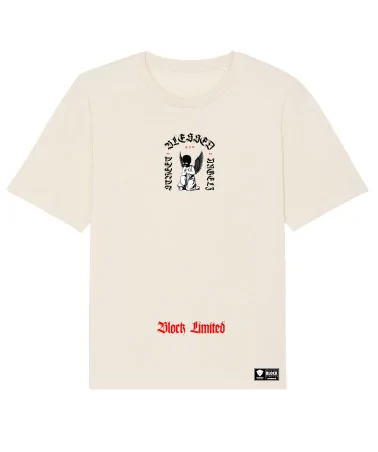 Block Limited - Angelz Tee - Natural Raw | blockshops