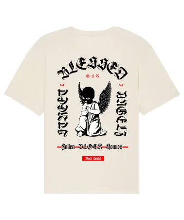Block Limited - Angelz Tee - Natural Raw | blockshops