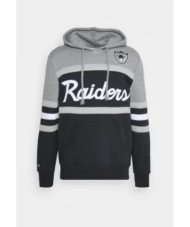 Mitchell & Ness - Head Coach Hoody Raiders - Grey | blockshops