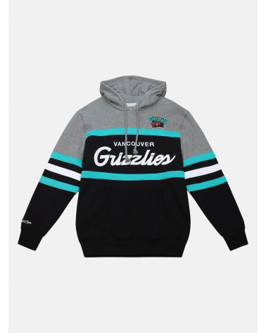 Mitchell & Ness - Head Coach Hoody Vancouver Grizzlies - Grey / Black