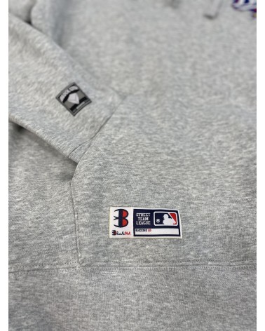 Block Limited - Block Series Patch Hoodie - Heather Grey