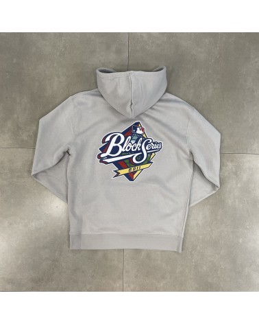 Block Limited - Block Series Patch Hoodie - Light Grey