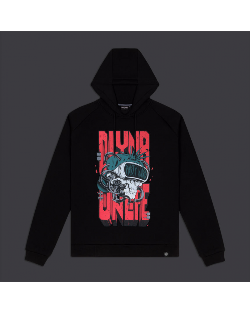 Dolly Noire - Party Hard Skull Hoodie - Black