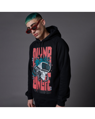 Dolly Noire - Party Hard Skull Hoodie - Black
