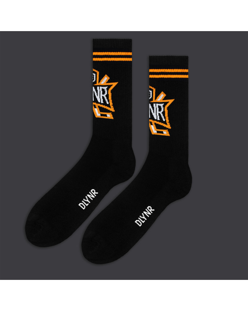 Dolly Noire - GOAT Jacquard Socks - Black