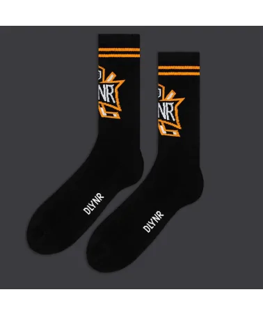 Dolly Noire - GOAT Jacquard Socks - Black