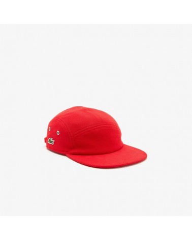 Lacoste Live - Girolle Lacoste Organic Cotton Piqué Cap - Red