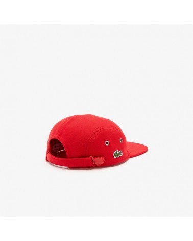 Lacoste Live - Girolle Lacoste Organic Cotton Piqué Cap - Red