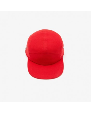 Lacoste Live - Girolle Lacoste Organic Cotton Piqué Cap - Red