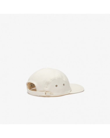 Lacoste Live - Organic Cotton Girolle Cap - White