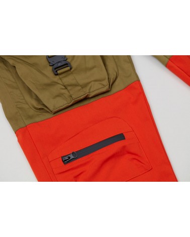 8 & 9 Clothing - Combat Nylon Pant Gator - Orange / Brown