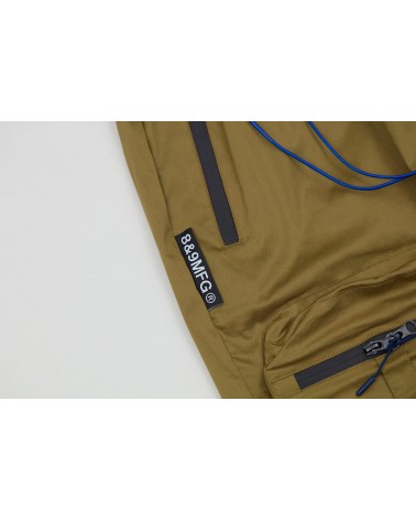 8 & 9 Clothing - Combat Nylon Pant Gator - Orange / Brown