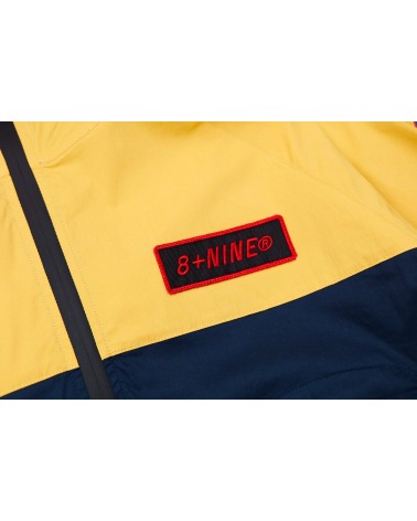 8 & 9 Clothing - Combat Nylon Jacket Lo - Yellow / Navy