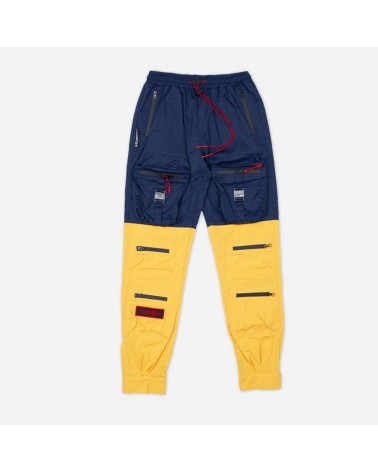 8 & 9 Clothing - Combat Nylon Pant Lo - Yellow / Navy