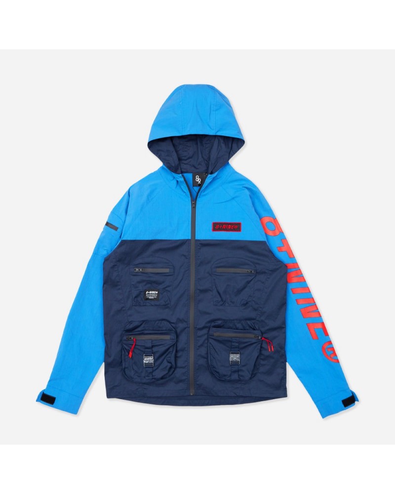 8 & 9 Clothing - Combat Nylon Jacket Spidey - Blue