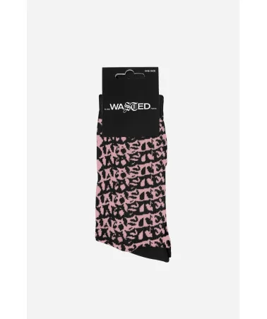 Wasted Paris - Allover Method Socks - Pink | blockshops