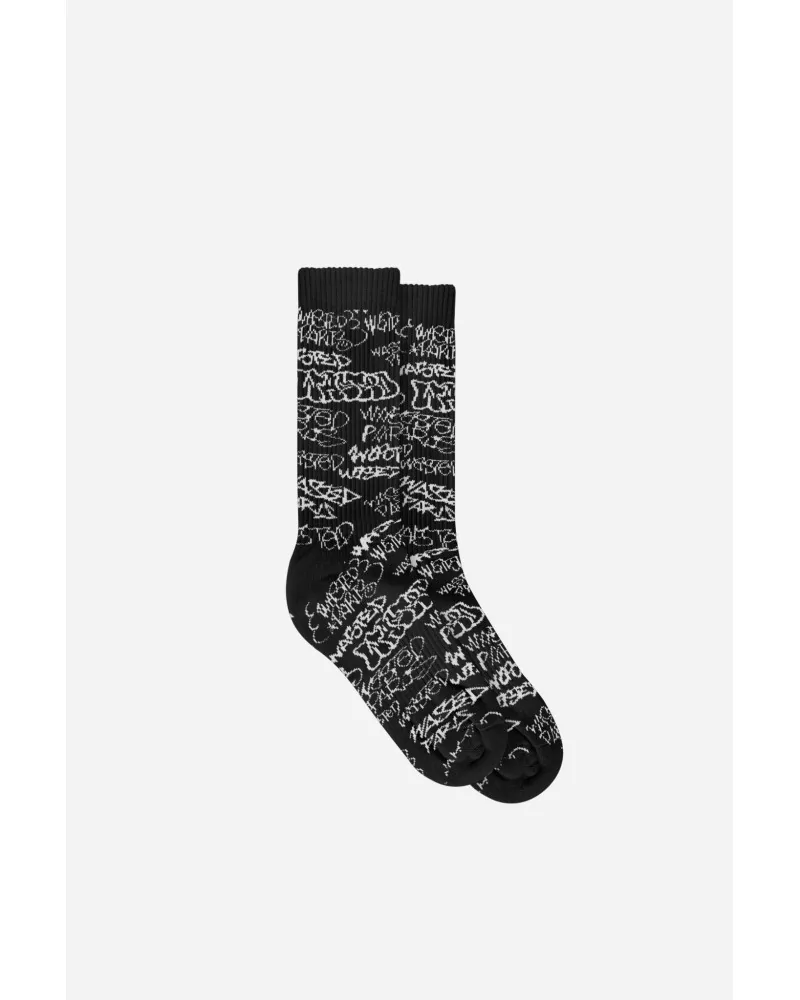 Wasted Paris - Ground Socks - Black | blockshops
