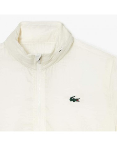 Lacoste - Women’s Lacoste Sport Zip-Up Water-Repellant Jacket - White