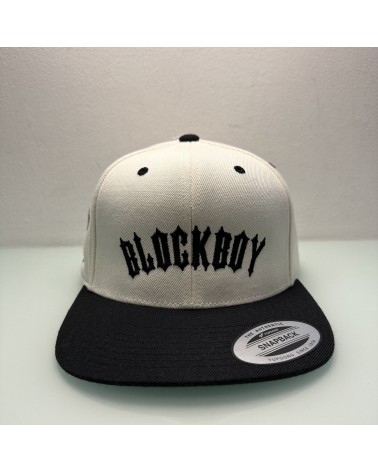 Block Limited - Blockboy Snapback Cap - Cream / Black
