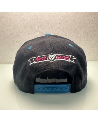 Block Limited - Ice Cream Snapback Cap - Black / Blue