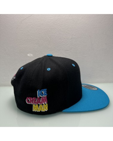 Block Limited - Ice Cream Snapback Cap - Black / Blue