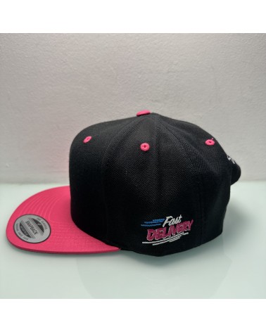 Block Limited - Ice Cream Snapback Cap - Black / Pink