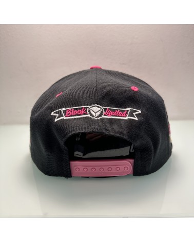 Block Limited - Ice Cream Snapback Cap - Black / Pink