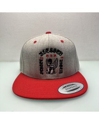 Block Limited - Angelz Snapback - Grey / Red