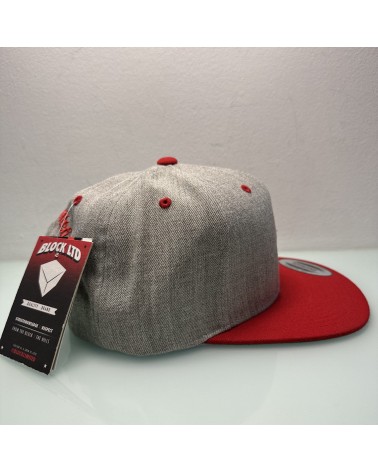 Block Limited - Angelz Snapback - Grey / Red