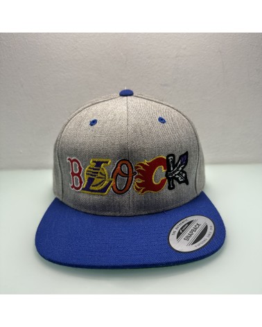 Block Limited - Block Team Snapback - Grey / Blue