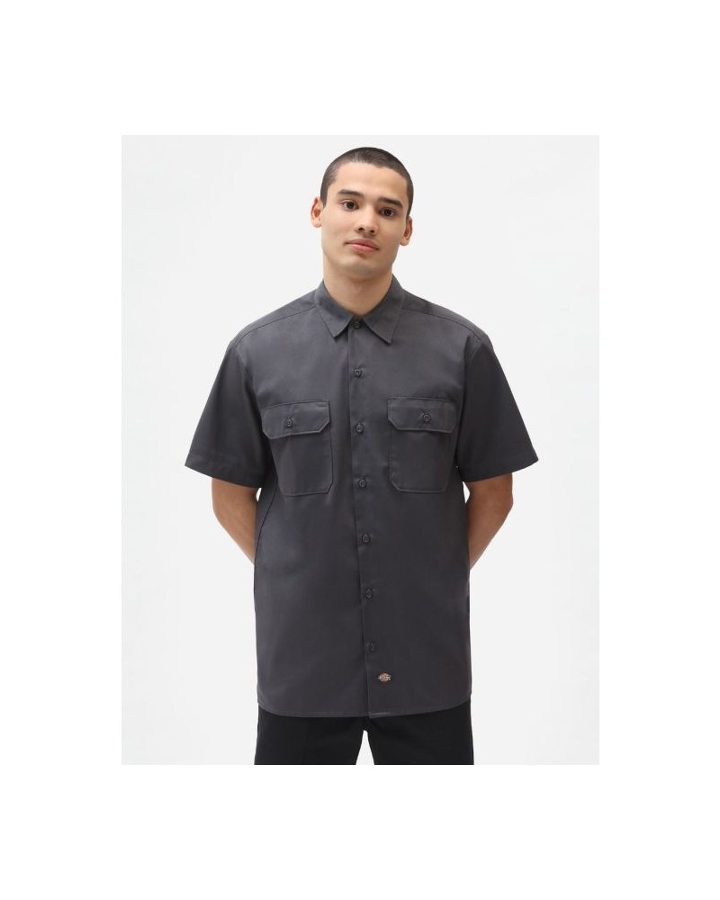 Dickies Life - Short Sleeve Work Shirt - Charcoal