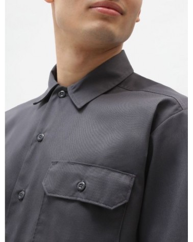 Dickies Life - Short Sleeve Work Shirt - Charcoal