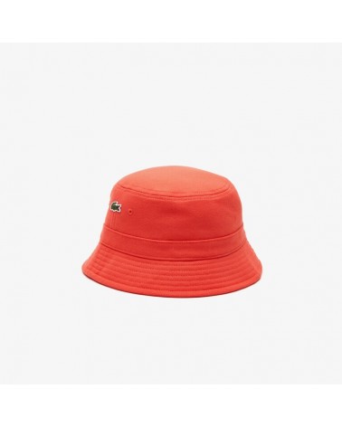 Lacoste Sport - Small Logo Bucket Hat - Orange