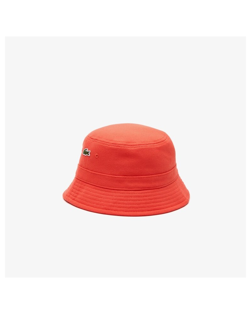 Lacoste Sport - Small Logo Bucket Hat - Orange