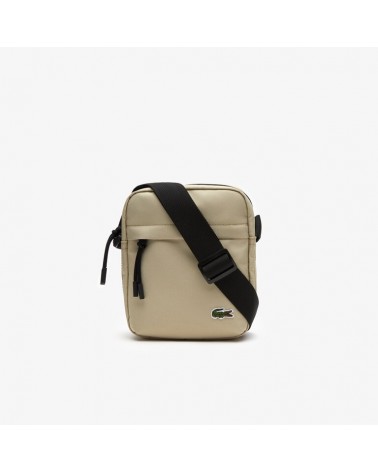 Lacoste Live - Unisex Lacoste Zip Crossover Bag - Beige