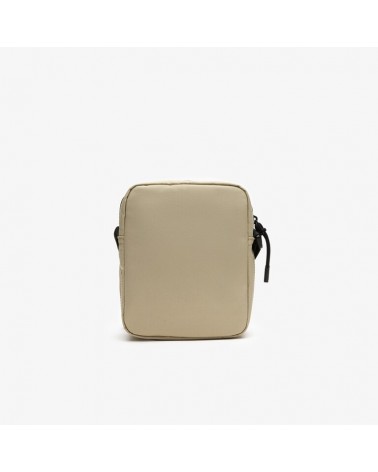 Lacoste Live - Unisex Lacoste Zip Crossover Bag - Beige