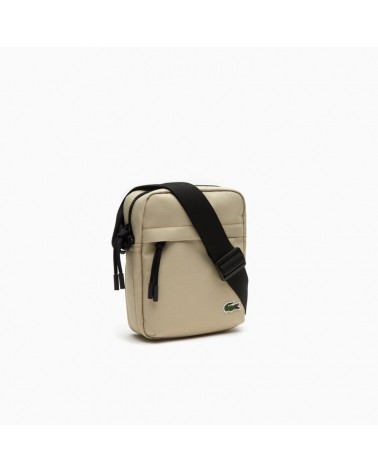 Lacoste Live - Unisex Lacoste Zip Crossover Bag - Beige