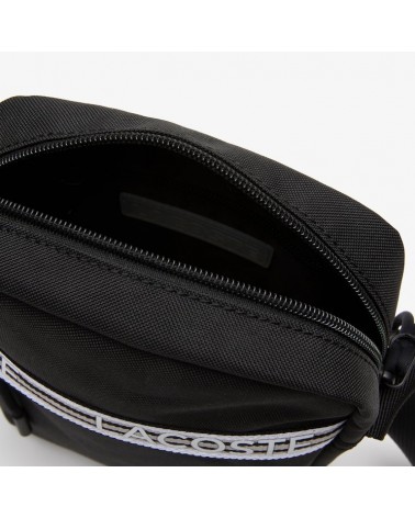 Lacoste - Recycled Fiber Vertical Camera Bag - Black
