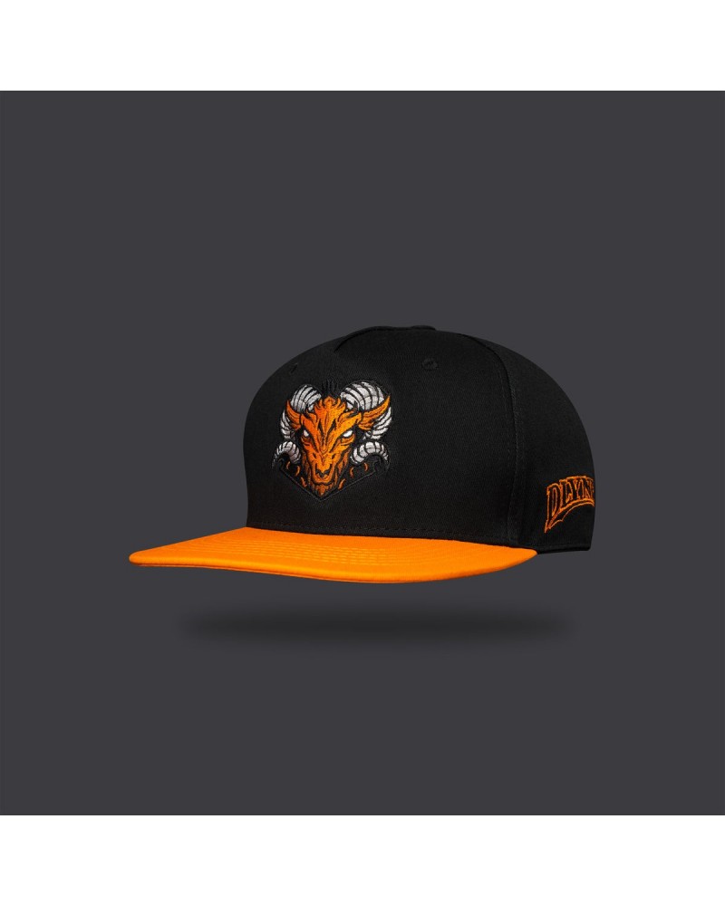 Dolly Noire - Goat Snapback - Black / Orange