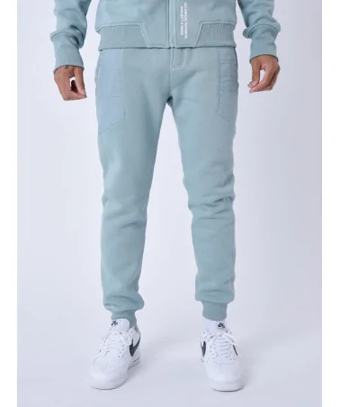 Project X Paris - Quilted Yoke Jogger - Cadet Blue | blockshops