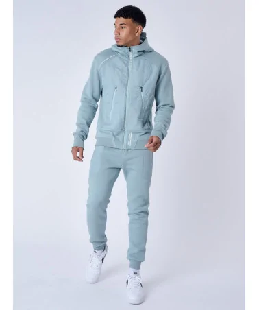 Project X Paris - Quilted Yoke Jogger - Cadet Blue | blockshops