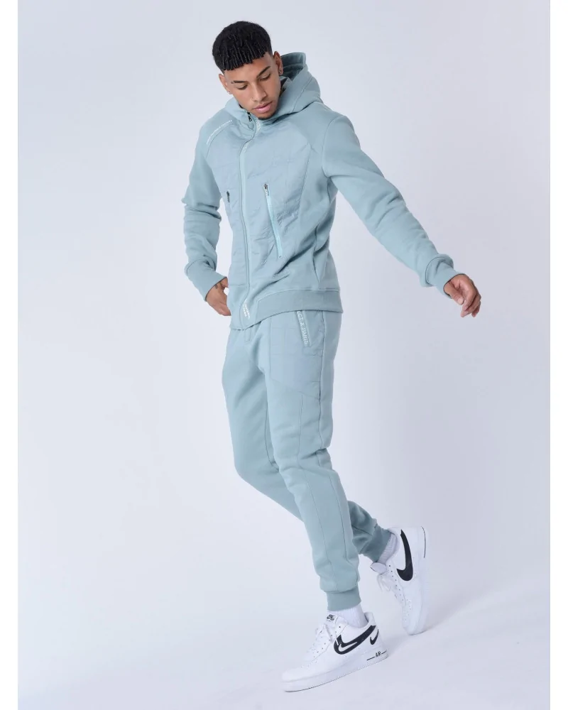 Project X Paris - Quilted Yoke Jogger - Cadet Blue | blockshops