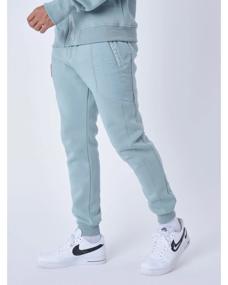 Project X Paris - Quilted Yoke Jogger - Cadet Blue | blockshops