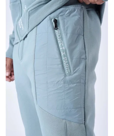 Project X Paris - Quilted Yoke Jogger - Cadet Blue | blockshops